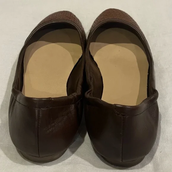 Cole Haan Brown Woven Flats - Picture 6 of 7